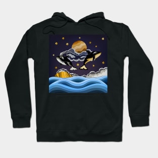 space orcas Hoodie